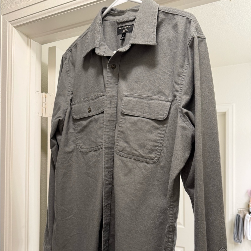 Banana Republic Light Gray Shirt